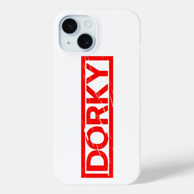 Dorky Stamp Case-Mate iPhone Case (Back)