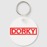 Dorky Stamp Keychain