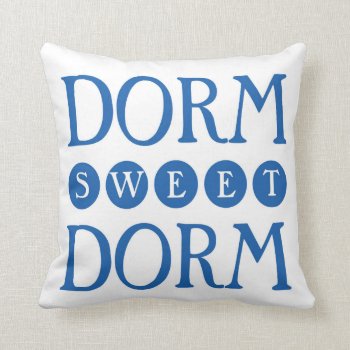 Dorm Decor Pillow Gift by TossandThrow at Zazzle