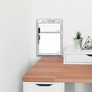 Dorm Essentials Pretty Mimosa Customize Dry Erase Board