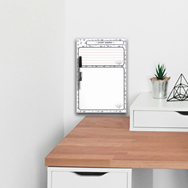 Dorm Essentials Pretty Mimosa Customize  Dry Erase Board (Creator Uploaded)