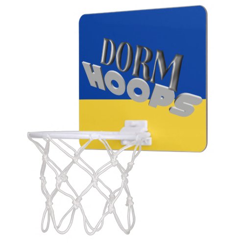 Dorm Hoops blue and gold