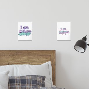 Dorm Room Decor: Empowering Quote Poster Wall Art Sets