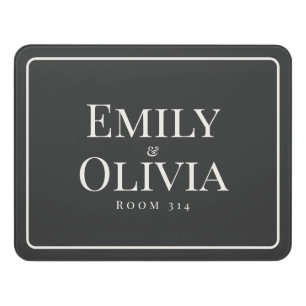 Dorm Room Door Sign   Personalized Name Room Sign
