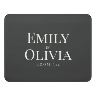 Dorm Room Door Sign   Personalized Name Room Sign