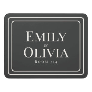 Dorm Room Door Sign   Personalized Name Room Sign