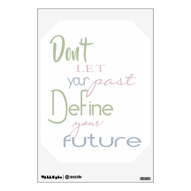 Dorm Room Inspirational Quote -Define Your Future Wall Decal (Front)
