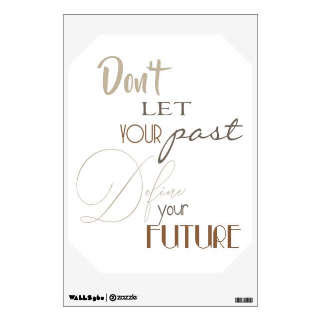 Dorm Room Inspirational Quote -Define Your Future Wall Decal (Front)