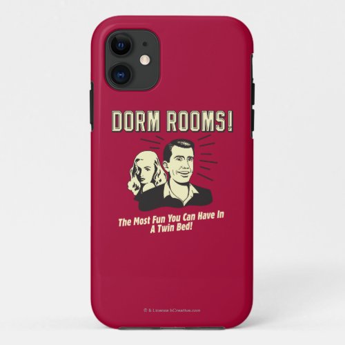Dorm Room Most Fun Twin Bed iPhone 11 Case