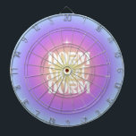 Dorm Sweet Dorm Blue & Purple Gradient Aura Dart Board<br><div class="desc">Living away from home for the first time can be a little nerve-racking, but nothing trumps the excitement of finally being able to decorate your own living space! Shop for anything from wall art to bedspreads and add a personal touch to your dorm room with trendy products designed for you...</div>