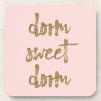 Dorm Sweet Dorm Room Decor Blush Pink and Gold