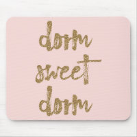 Dorm Sweet Dorm Room Decor Blush Pink and Gold