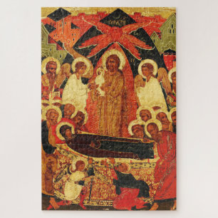 Dormition of the Mother of God orthodox icon  Jigsaw Puzzle