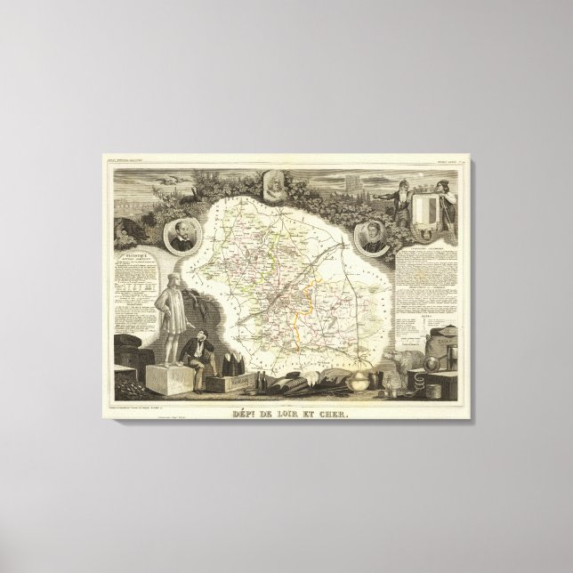 Dormouse and Dear Canvas Print (Front)