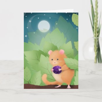 Dormouse Dinner - Greeting Card by HannahChapman at Zazzle