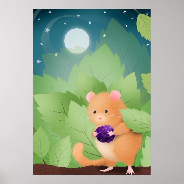 Dormouse Dinner - poster prints (Front)