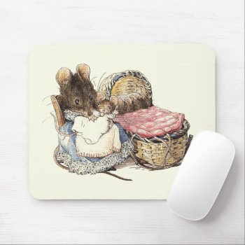 Dormouse Mother And Child Mouse Pad by kidslife at Zazzle