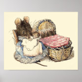 Rabbit Tea Party - Beatrix Potter Art Print for Sale by forgottenbeauty