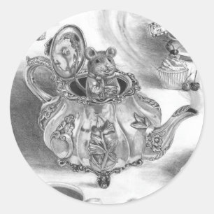 Dormouse Sticker Alice in Wonderland Sticker