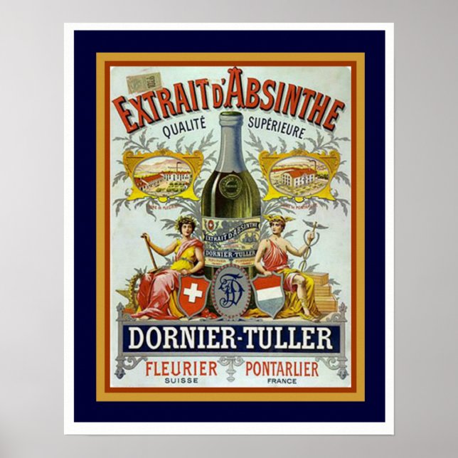 Dornier-Tuller Absinthe Poster 16 x 20 (Front)