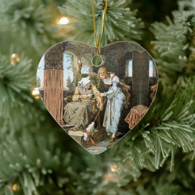 Dornröschen – Sleeping Beauty – Grimm Märchen Ceramic Ornament (Tree)