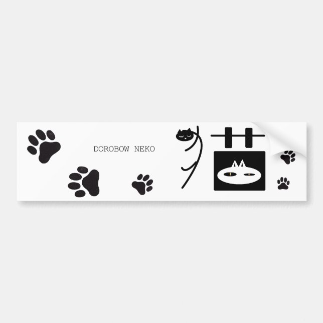 DOROBOW NEKO BUMPER STICKER (Front)