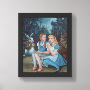 Dorothy and Alice Dark Fantasy Poster