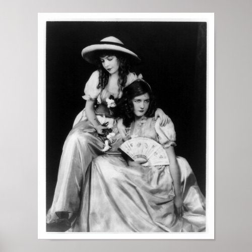 Dorothy and Lillian Gish Poster