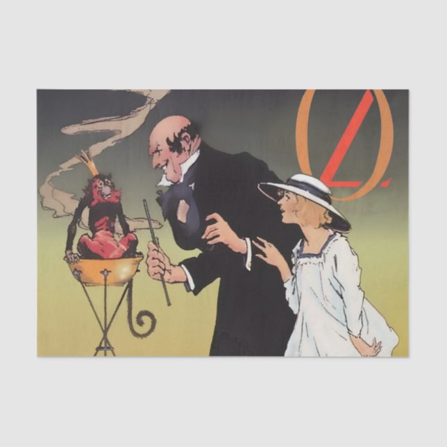 “Dorothy and the Wizard of Oz” by John R Neill Tissue Paper (Front)