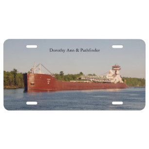 Dorothy Ann & Pathfinder license plate