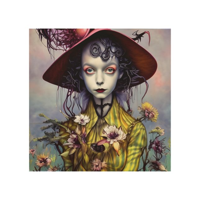 Dorothy is the Scarecrow Wood Wall Art (Front)