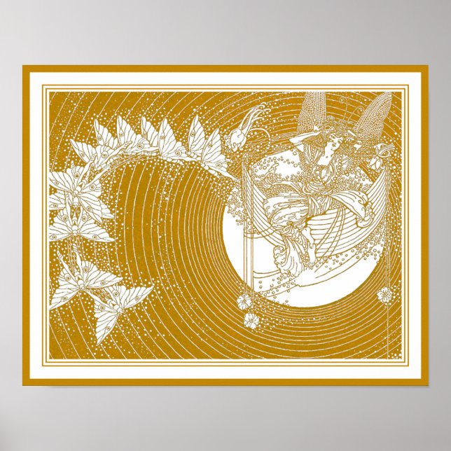 Dorothy Lathrop: Boat of Dreams Fairy Illustration Poster (Front)