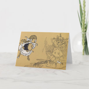 Dorothy melting Wicked Witch Wizard of Oz Card