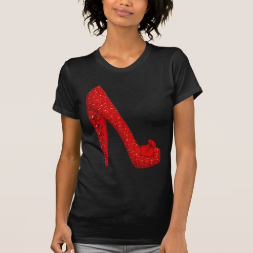 Dorothy Ruby Pump T_Shirt