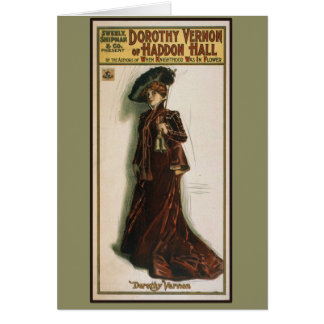 Dorothy Vernon Theater Poster On Cards