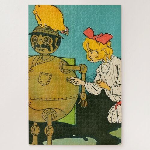 Dorothy Wound Up Number 1 by John R Neill Jigsaw Puzzle