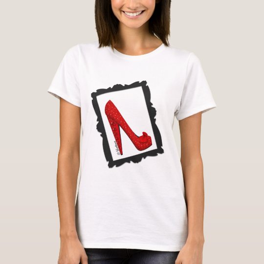 Dorothy's Framed Ruby Red Heels T-Shirt