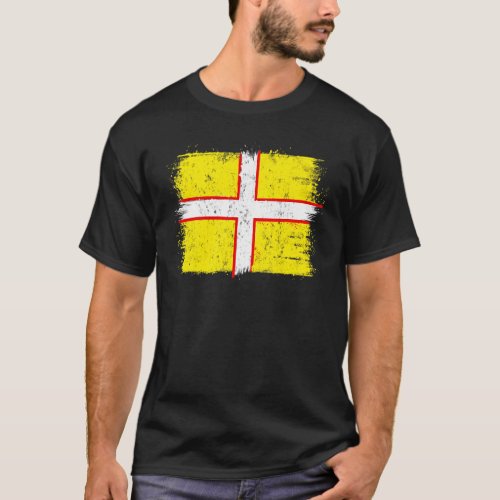 Dorset Flag Dorset Cross Saint Wites Cross Englan T_Shirt