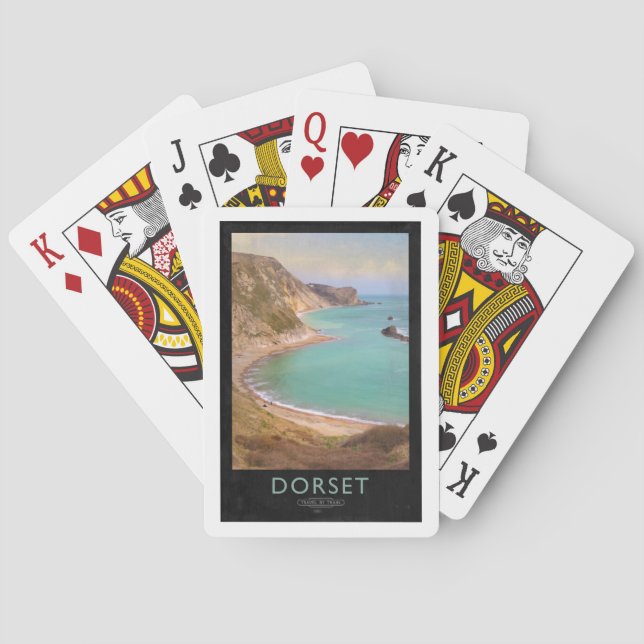 Dorset Railway Poster Poker Cards (Back)