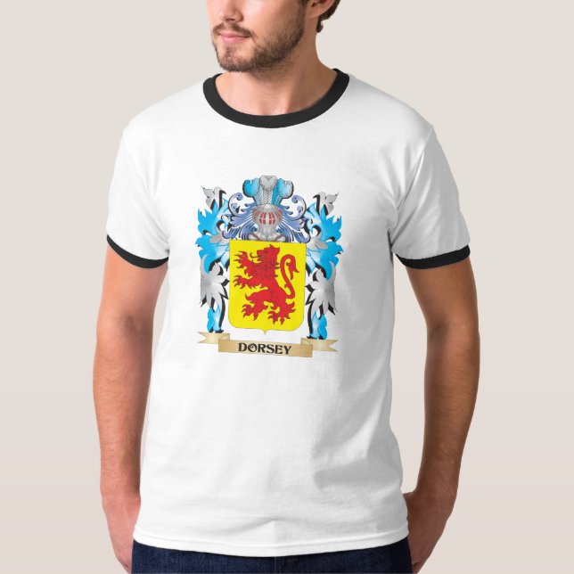 Dorsey Coat of Arms - Family Crest T-Shirt (Front)