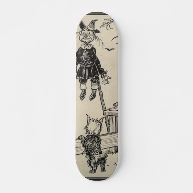 Dorthy, Scarecrow And Toto Skateboard Deck (Front)