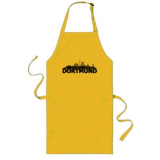 Dortmund City Skyline - apron / barbecue apron