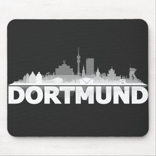 Dortmund City Skyline Mouse Pad