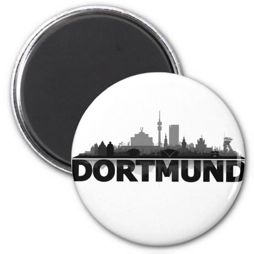 Dortmund City Skyline _ refrigerator magnet