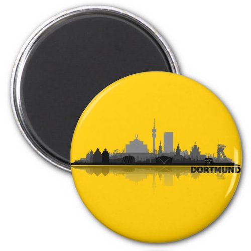 Dortmund City Skyline _ refrigerator magnet