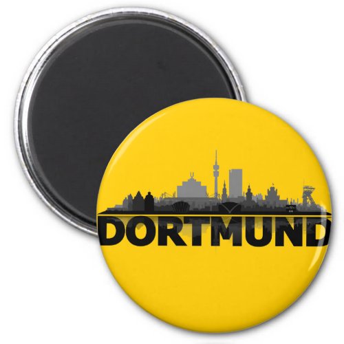 Dortmund City Skyline _ refrigerator magnet