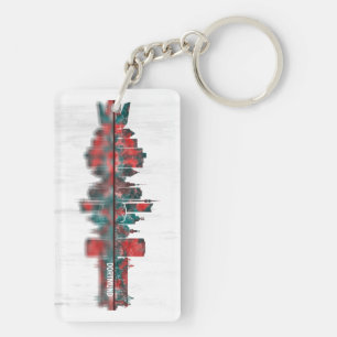 Dortmund Germany Skyline Keychain