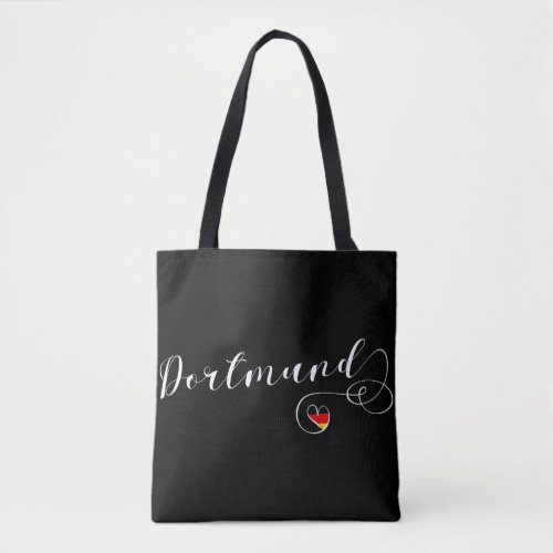 Dortmund Heart Grocery Bag Germany Tote Bag