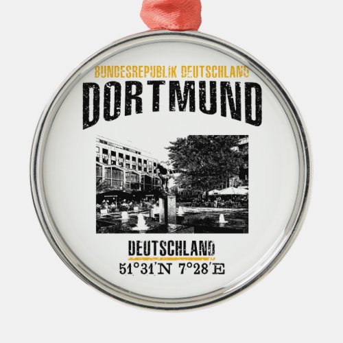 Dortmund Metal Ornament