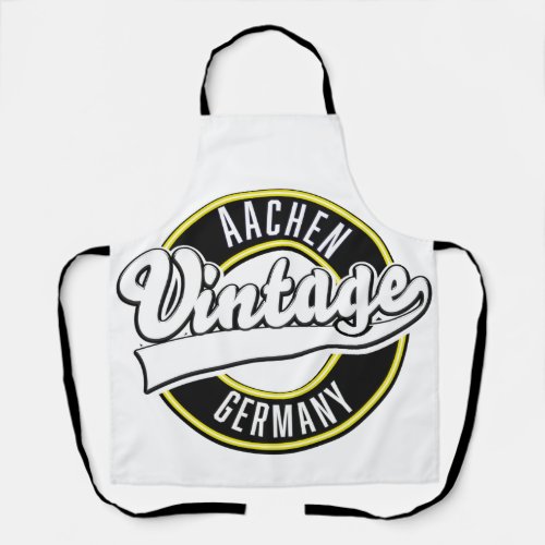 Dortmund vintage style logo apron